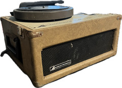 Vintage Audiotronics 304E Record Player Turntable Bi-Directional Sound Portable