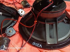 15″ CO-AXIAL TIME ALIGNED COENCENTRIC 2/3 WAY WITH CROSSOVERS AND L-PADS FOSTEX