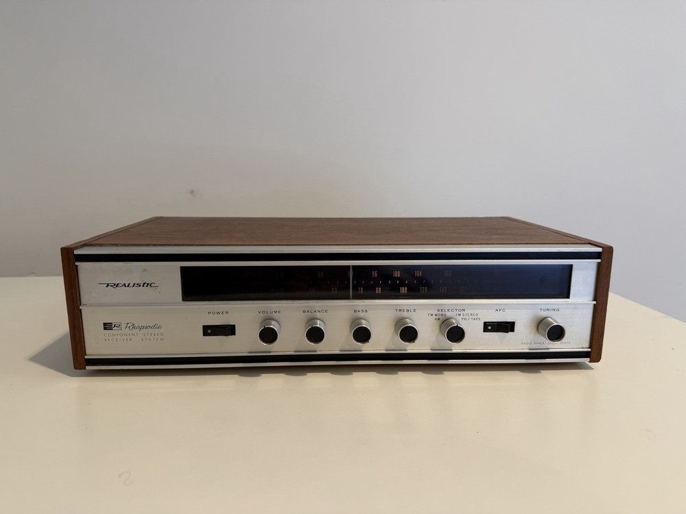 VTG Realistic Rhapsody 12-1470 Stereo Receiver AM/FM Woodgrain Tested & Working