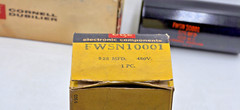 3 X NOS Electrolytic Capacitor FWSN 10001 Cornell Dubilier 525uF MFD 450V