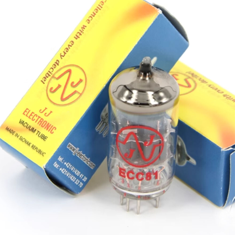 1PC Silver plated NEW Audio Valve Vacuum Slovakia JJ ECC81 Replace 12AT7 6201