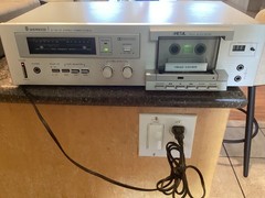Vintage 80’s Sherwood S-100 CP Stereo Cassette Deck