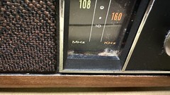 Lafayette AM/FM Plug in Wood Cabinet Tabletop Radio 99-35644W Japan Tested