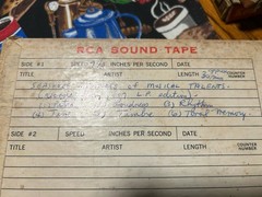 Lot of 10 Vintage Reel to Reel Tapes Scotch 7 Inch Unknown Content-Used