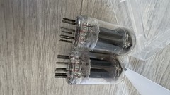 TUNGSOL NOS 12AX7 Long Plates D [] Getter Matched Pair 1952