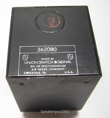 Vintage Union Switch – Westinghouse Power Supply Choke / 362080-W / 150 Ohm –KT