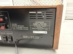 Pioneer SX-780 AM/FM Hi-Fi Stereo Receiver 1970s Vintage For Parts – TURNS ON