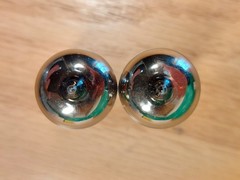 Pair of Westinghouse (Tung-Sol lbl) 12AX7 Black Plate Vacuum Tubes