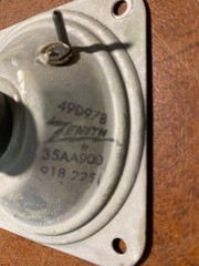 1 Pair – ZENITH 3.5″ Tweeters 49D978 Alnico speakers – perfect cones
