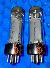 TWO Siemens National 6CA7 EL34 Tubes /Amplitrex Tested 👍/ Dimples / 1980’s