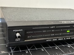 Realistic APM-300 Peak & RMS Stereo Audio Power Meter – AS IS – UNTESTED