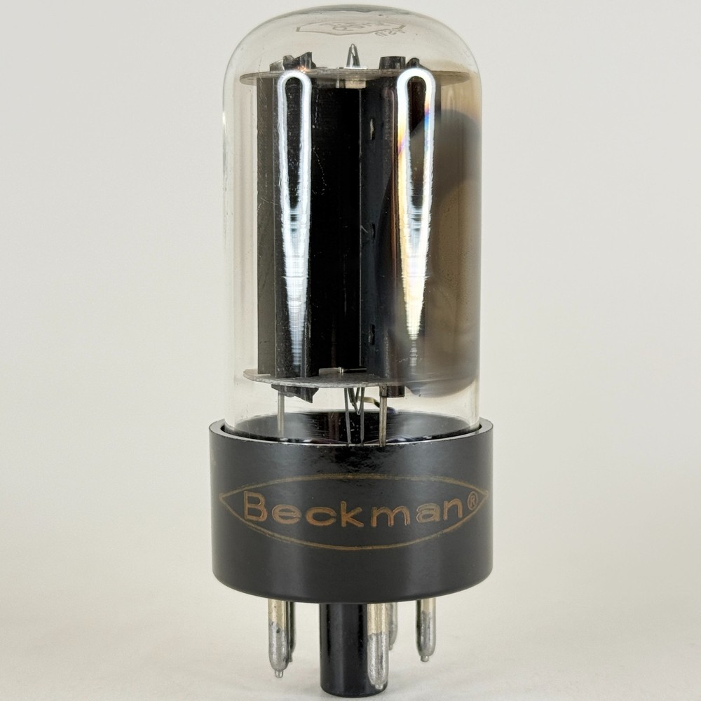 (1) Tested Beckman 6AX5GT Tube Code 66-17 RCA EIA Full Wave Rectifier Tube