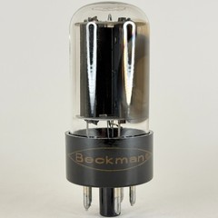 (1) Tested Beckman 6AX5GT Tube Code 66-17 RCA EIA Full Wave Rectifier Tube