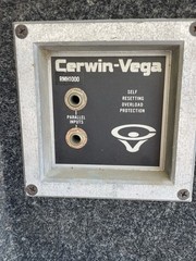 Cerwin Vega JMH-1 Hf High Frequency Drivers Aluminum Horns Rmh1000 W/ cabinets