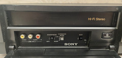 Vintage Sony SLV-595HF VCR Video Cassette Recorder Player 4-Head Hi-Fi Tested