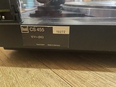Vintage Dual CS 455 belt Drive Turntable