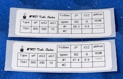 TWO Amperex 7591A Tubes / Amplitrex Tested STRONG 💪 +100% / Within 2% Gm Match