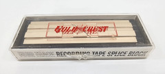 Gold Crest Four 4 Track Recording Tape Splice Block – New/Old Stock Vintage