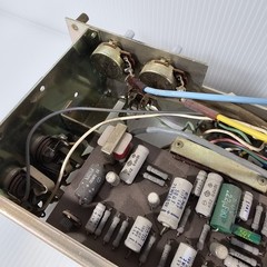 Akai X-300 Reel to Reel LOWER ASSEMBLY CHASSIS with METERS, VOLUME, RECORD