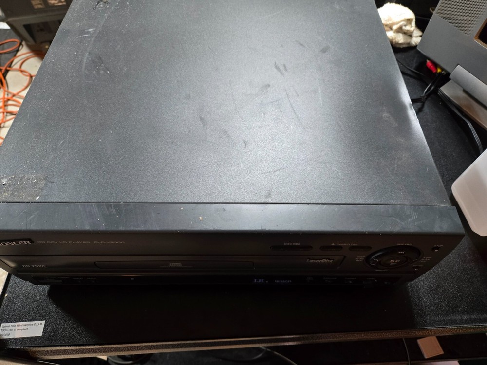 Pioneer CLD-V5000 Digital Audio Dual Side Laser Disc CD Player Tested Works