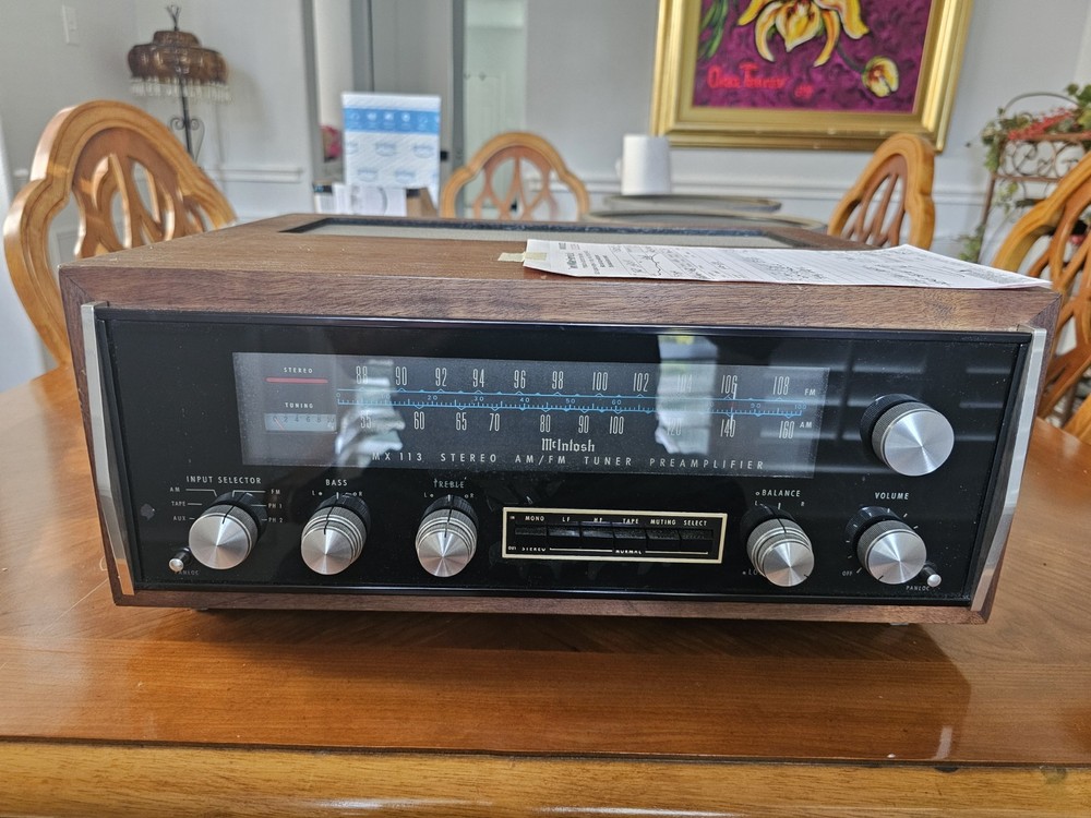 mcintosh mx 113 preamplifier
