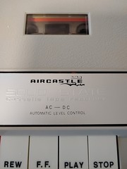 Vintage AirCastle Solid State Cassette Tape Recorder AC DC Working Condition