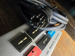 TEAC RC-120 Wired Remote for Open Reel Tape Recorder A-3340S A-2340SX and others