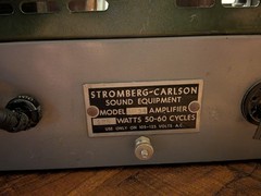 RARE 1950s Vintage Stromberg Carlson AU34 Green Amplifier Sound Equipment