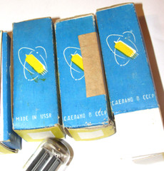 5 NEW SOVTEK 5Y3GT VACUUM TUBES IN BOXES! NOS! USSR! VINTAGE!