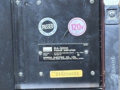 Sansui BA-5000 Power Amplifier, restored/recapped XLNT 300w/ch, 600w mono