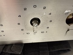 Vintage Nikko 5055 Stereo Receiver Silver Face Works Missing Buttons Part Repair