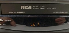 RCA VR704HF VCR Plus Gold VHS HQ Video Player Commercial Not Tested No Remote