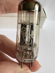 Pair AMPEREX 7062 E180CC RARE- BUGLE BOY Treble Clef Matched Heerlan Δ1A2 Grail