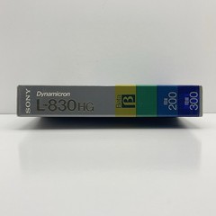 Sony L-830 HG Beta Videocassette Tape Dynamicron 5 Hours NEW SEALED