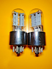 2 PCS 6N8S/6SN7 / 1578 / Foton TUBES Matched Pair, Same Date 01.1964