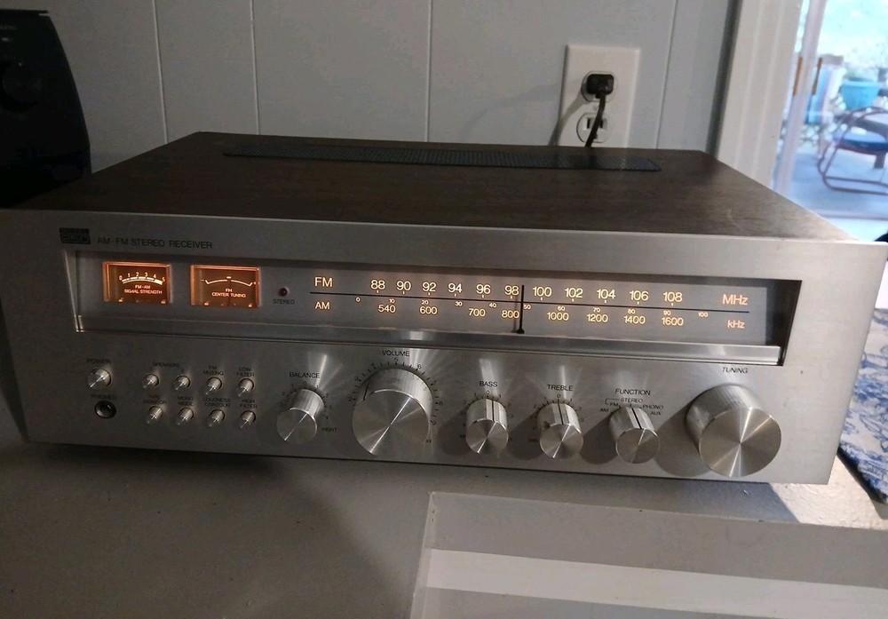 Ward (JVC, Sharp ?) 250, 25W AM/FM Stereo Receiver, 1977, TESTED/WORKS