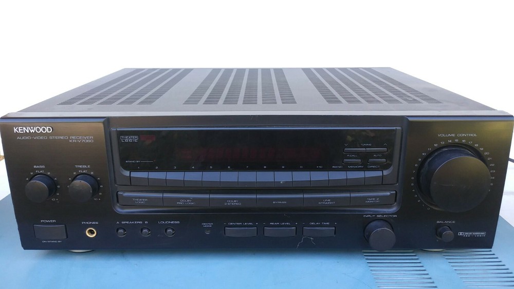 Kenwood KR-V7060 good working Audio-Video Stereo Receiver parts Parting Out,g322