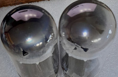 Tightly Matched Pair 5U4GB/5AS4A Sylvania Vacuum Tubes, Triplett 3444 tested