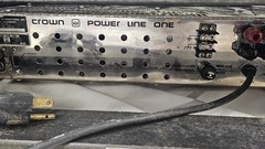 Crown Power Line One Power Amp w/ Wood Case Professionally Serviced Stereo Equip