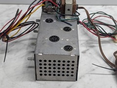 Vintage Tube Audio Amplifier Chassis Project 4-Knob Amp Untested Parts/Repair