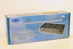TCC TC-754 Phono Preamp w/ 3 AUX Inputs; SILVER FINISH