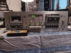 THOMAS model 3030 double cassette / 8 track tape deck “UNIQUE”