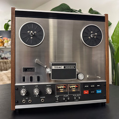 Vintage TEAC 3300S Reel to Reel Tape Deck Original Box Manual Transport Tested