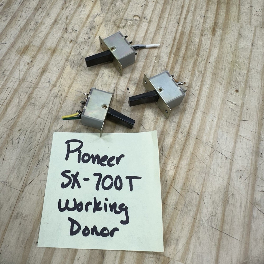 Pioneer SX-700T Receiver Parts – Flip Switches Loudness Filter Phono AFC (3)