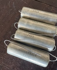 Vintage Sprague Vitamin Q .68uF 300V PIO Capacitors 96P68493S4 Lot of 4
