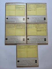 Lot of 5 Vintage Scotch 3M Reel to Reel Magnetic Tapes 1/4″ 3600 FT Not Tested
