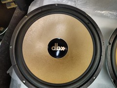 DBX 15″ woofers, possible out of Soundfield V series, MPW 15890618-1F, one pair