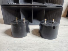 Pair OEM Realistic Mach One Midrange Driver + Horn (2) SH-14 Both at 7.9 ohms