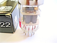 JJ ELECTRONIC 6922/6DJ8 AUDIO VACUUM TUBE TV-7 TESTED.