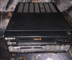 SONY EV-C3 NTSC Video8 Player Recorder VCR Deck – For Parts Or Repair